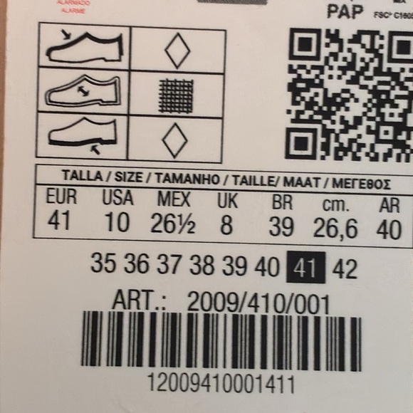 NWT. Zara White Knee High Heel Boots. Size 10. - Picture 7 of 8